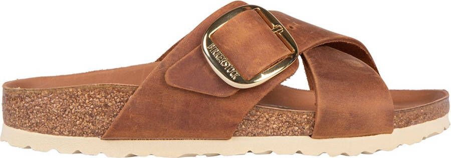 Birkenstock Siena Big Buckle Cognac narrow fit