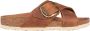 Birkenstock Siena Big Buckle Dames Slippers Cognac Narrow-fit - Thumbnail 10