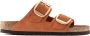 BIRKENSTOCK Arizona | Burnt Orange Nar Oranje Nubuck Platte sandalen Unisex - Thumbnail 12