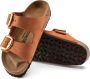 BIRKENSTOCK Arizona | Burnt Orange Nar Oranje Nubuck Platte sandalen Unisex - Thumbnail 5