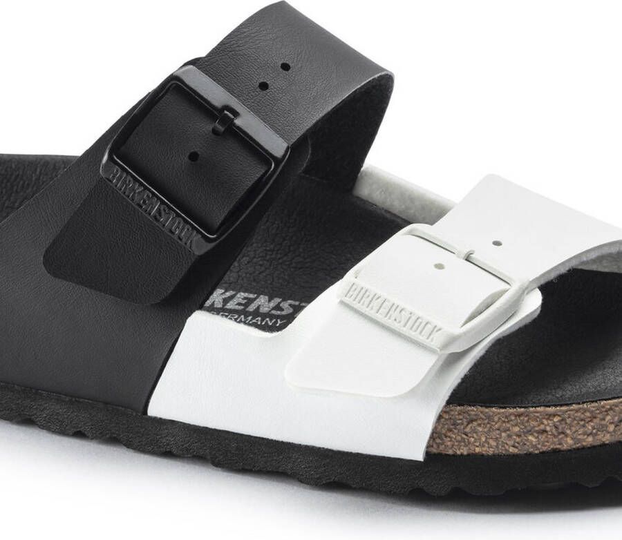 Birkenstock Slipper Arizona Split 1019712 Zwart Wit Smal