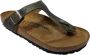 Birkenstock Gizeh Slippers Faded Khaki Regular fit | Groen | Nubuck - Thumbnail 6