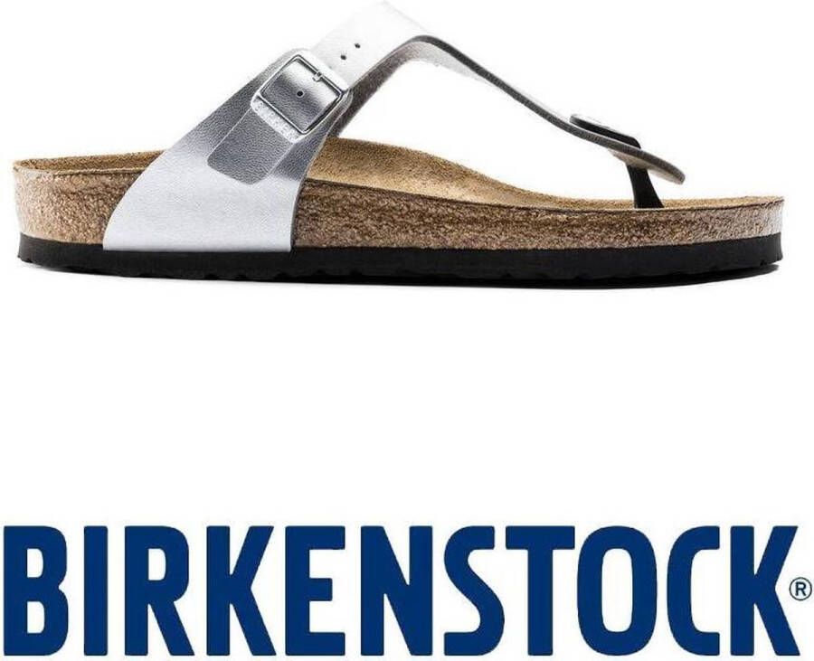 Birkenstock Slippers Dames Gizeh 043851 Silver