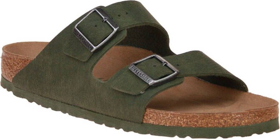 Birkenstock Heren schoenen Arizona SYN Desert Dust Thyme VEG 1024544 Narrow Desert Dust Thyme