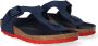 Birkenstock Gizeh Kids Slippers Desert Soil Blue Red Narrow fit | Blauw | Imitatieleer - Thumbnail 5