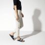 Birkenstock Blauwe Leren Sliders voor Blue - Thumbnail 4