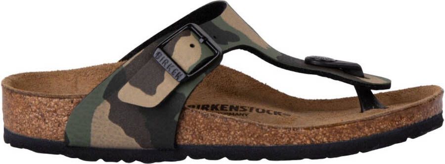 Birkenstock Gizeh jongens slipper Zwart multi - Foto 5