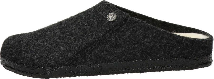 Birkenstock Zermatt regular Filz Shearling Cozy Home Pantoffels Anthraciet