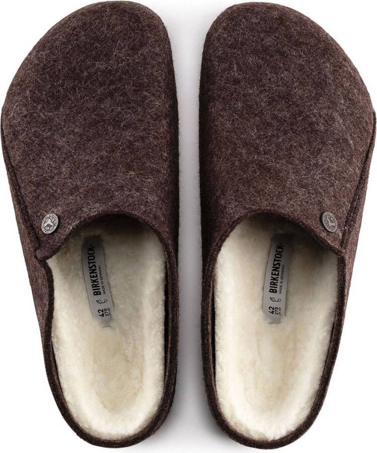 Birkenstock Zermatt Rivet dames slof bruin