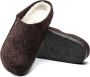 Birkenstock Wolvilt Slipper met Uitneembaar Voetbed Brown - Thumbnail 8