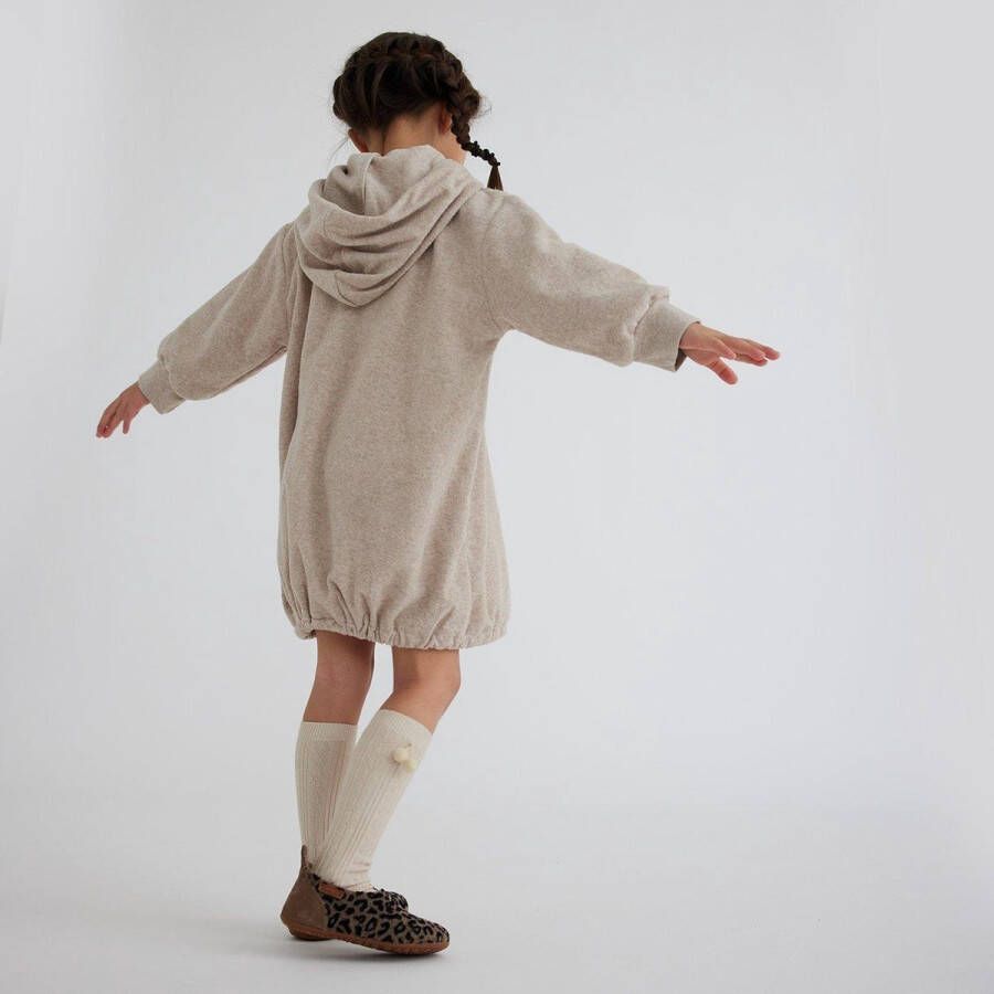 Bisgaard Pantoffels voor baby's Basic wool Luipaard bruin