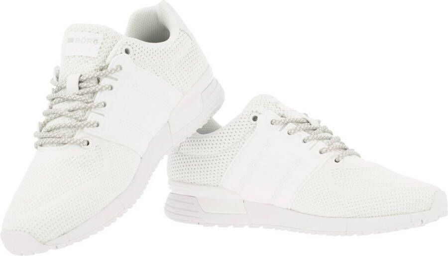 Björn Borg Dames Veterschoenen R130 White Wit