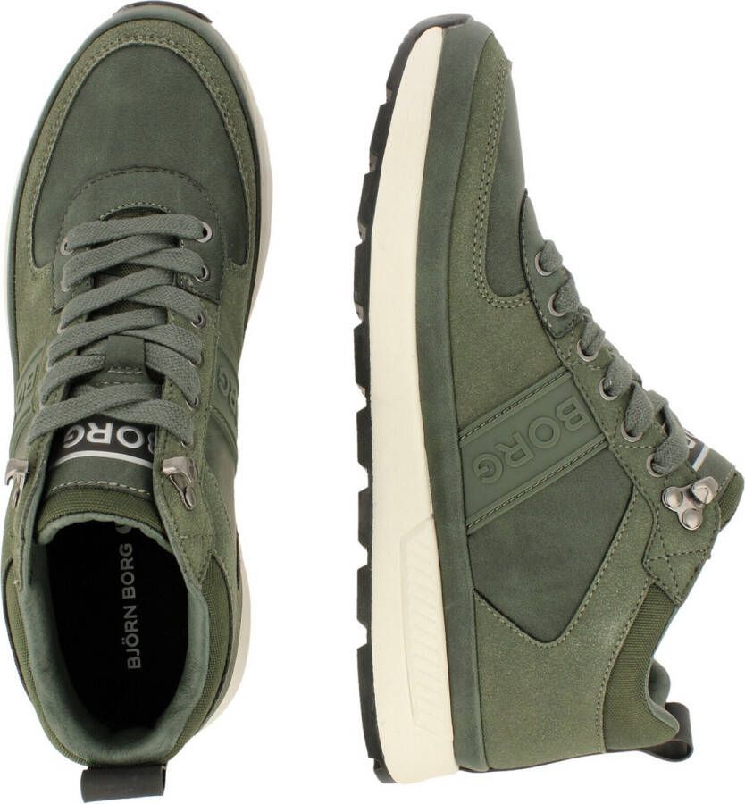 Björn Borg H100 Mid Cas M groen sneakers heren