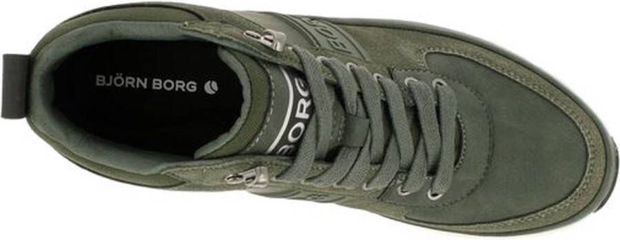 Björn Borg H100 Mid Cas M groen sneakers heren