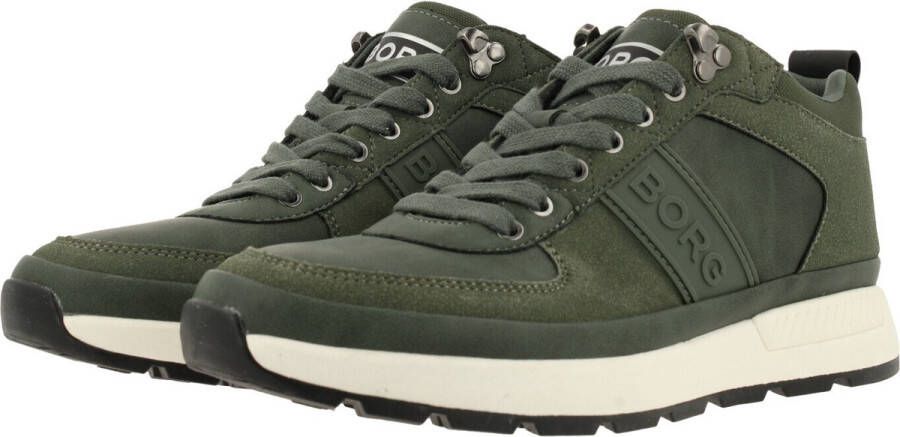 Björn Borg H100 Mid Cas M groen sneakers heren