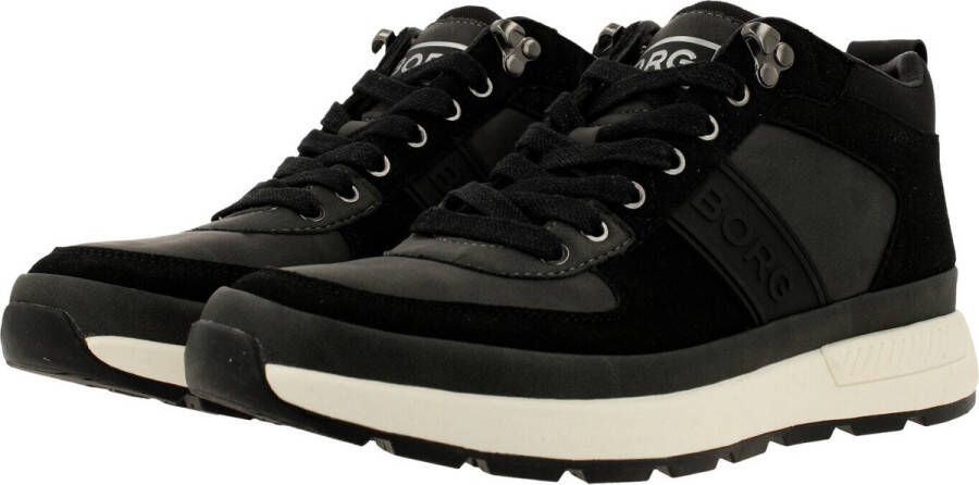 Björn Borg H100 Mid Cas M zwart sneakers heren