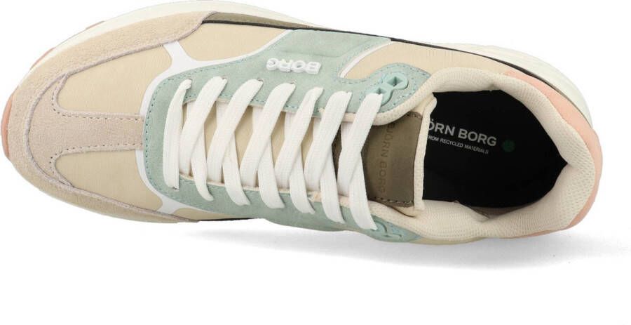 Björn Borg R1300 PAS Sneakers groen Synthetisch Dames