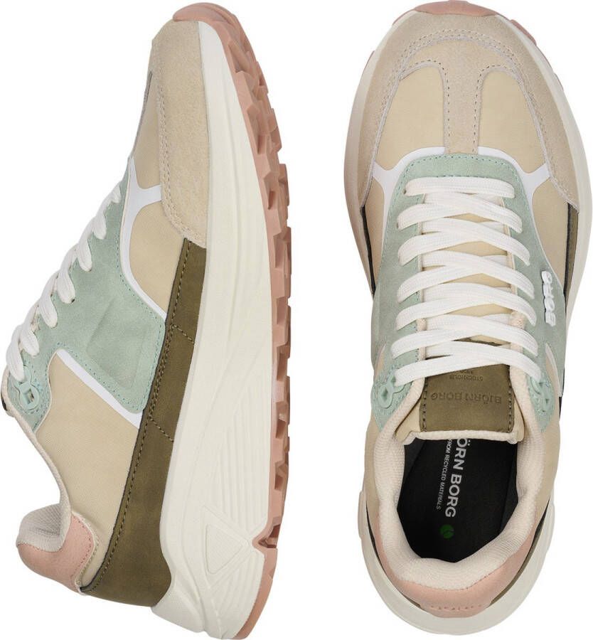 Björn Borg R1300 PAS Sneakers groen Synthetisch Dames