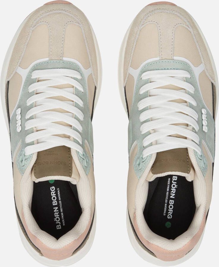 Björn Borg R1300 PAS Sneakers groen Synthetisch Dames