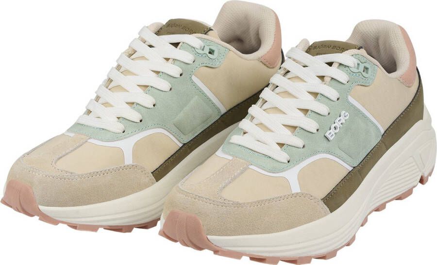 Björn Borg R1300 PAS Sneakers groen Synthetisch Dames