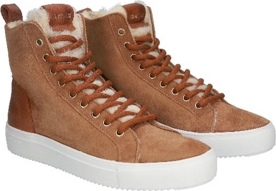 Blackstone AKNA YL55 RUST HIGH SNEAKER Vrouw Brown