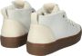 Blackstone ARNAQ QL48 OFF WHITE MID SNEAKER SHEEPSKIN Vrouw Beige - Thumbnail 3