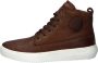 BLACKSTONE Hoge Sneakers Heren Aspen Maat: 44 Materiaal: Leer Kleur: Bruin - Thumbnail 6