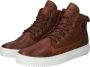 BLACKSTONE Hoge Sneakers Heren Aspen Maat: 45 Materiaal: Leer Kleur: Bruin - Thumbnail 6