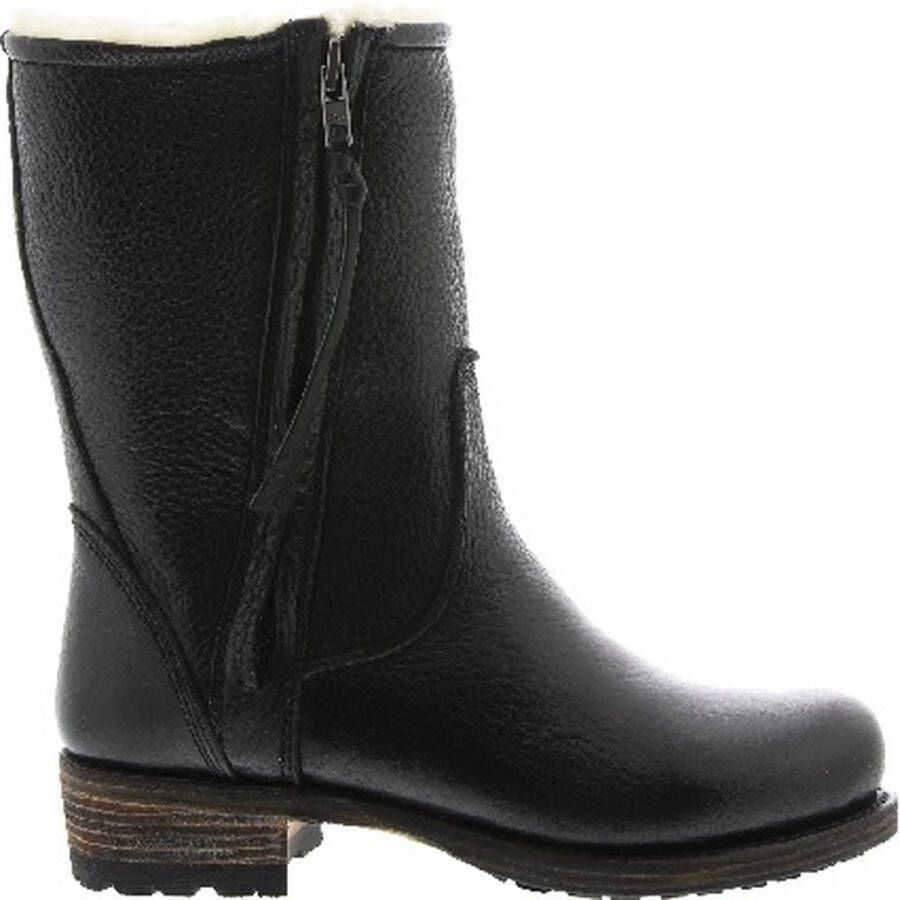 Blackstone EW74 BLACK WOMENS BOOT SHEEPSKIN Vrouw Black