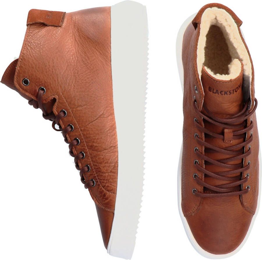 Blackstone Brown Sneaker (high) Man Brown