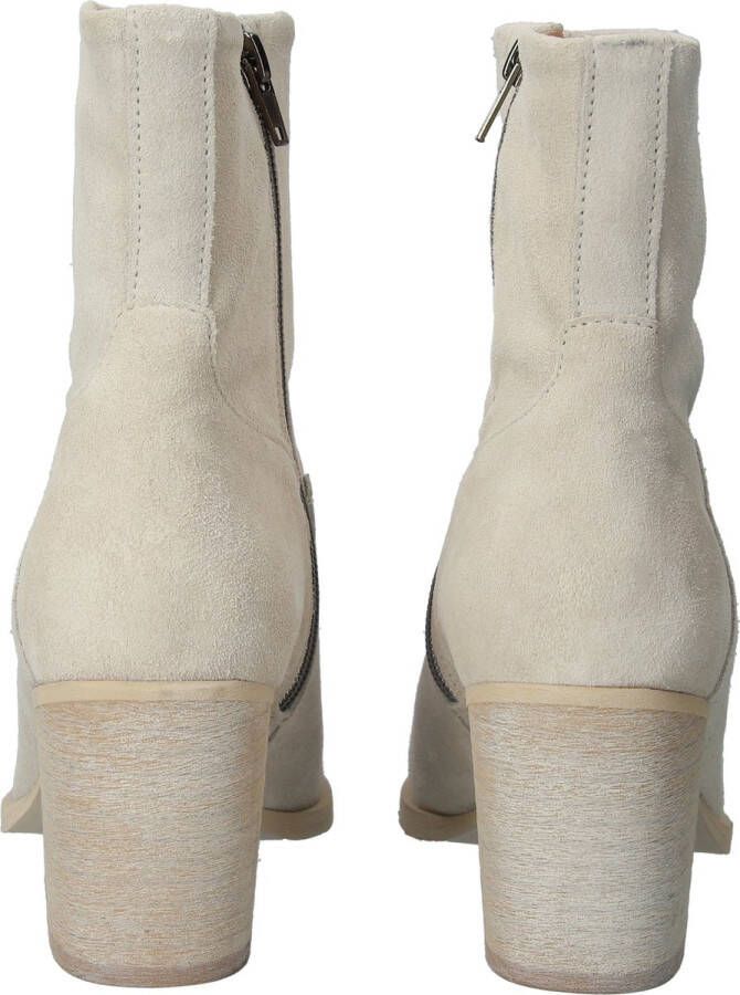 Blackstone CASSIDY ZL91 OFF WHITE ZIPPER BOOT Vrouw Beige