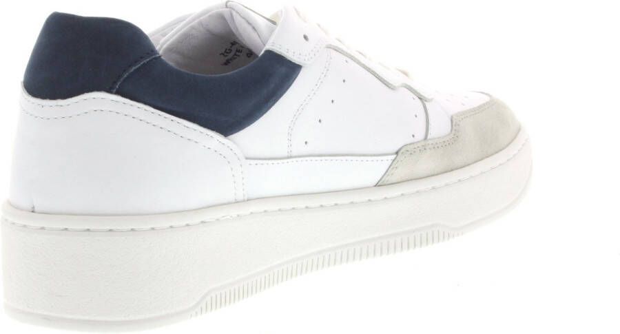 Blackstone DREW White Navy Sneaker (low) Man White