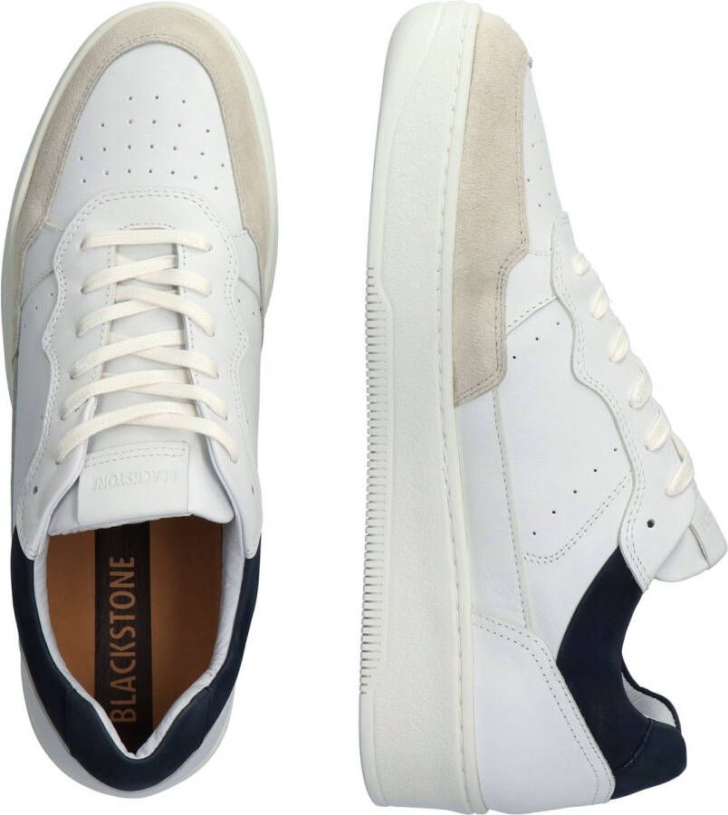 Blackstone DREW White Navy Sneaker (low) Man White