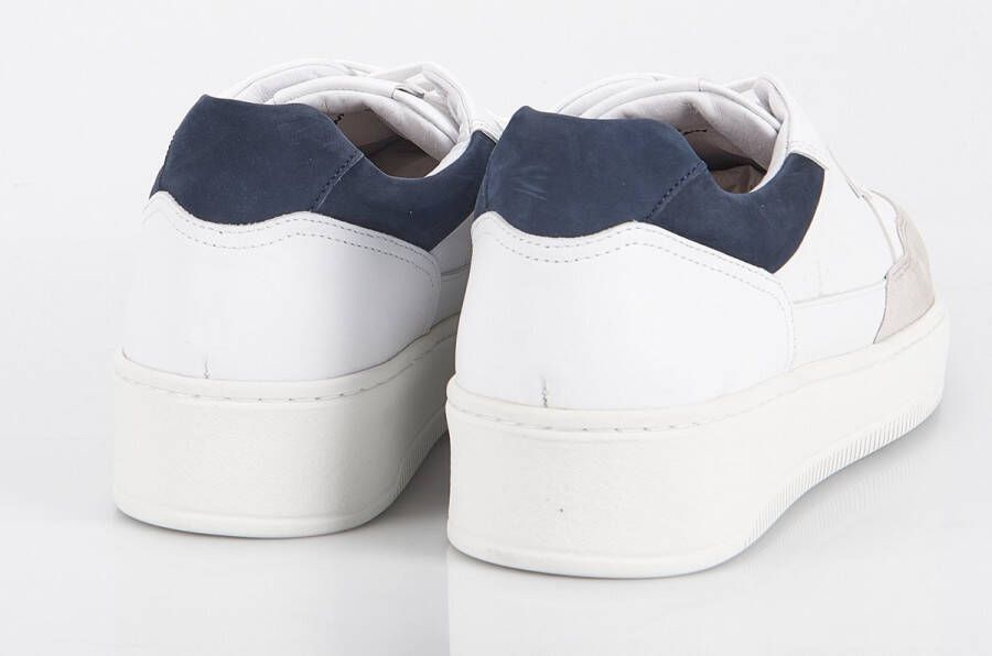 Blackstone DREW White Navy Sneaker (low) Man White