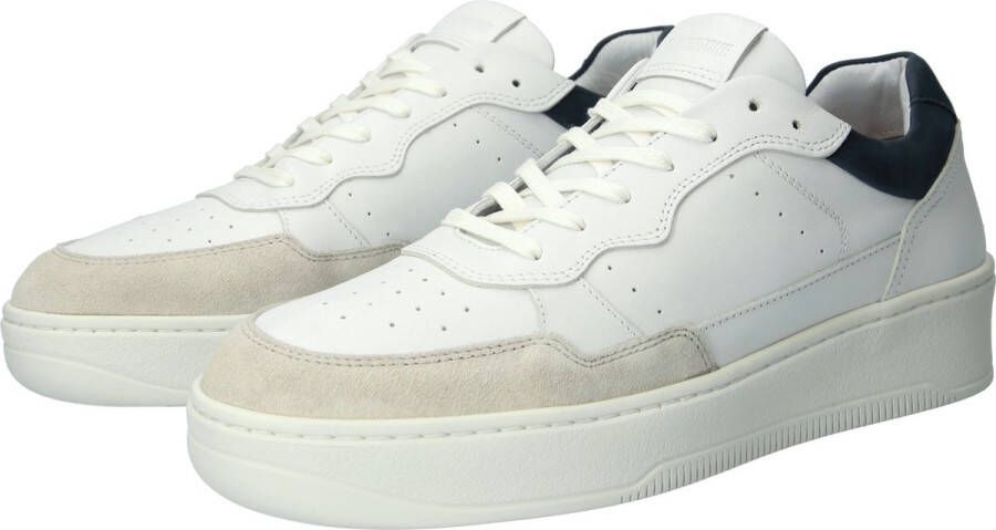 Blackstone DREW White Navy Sneaker (low) Man White