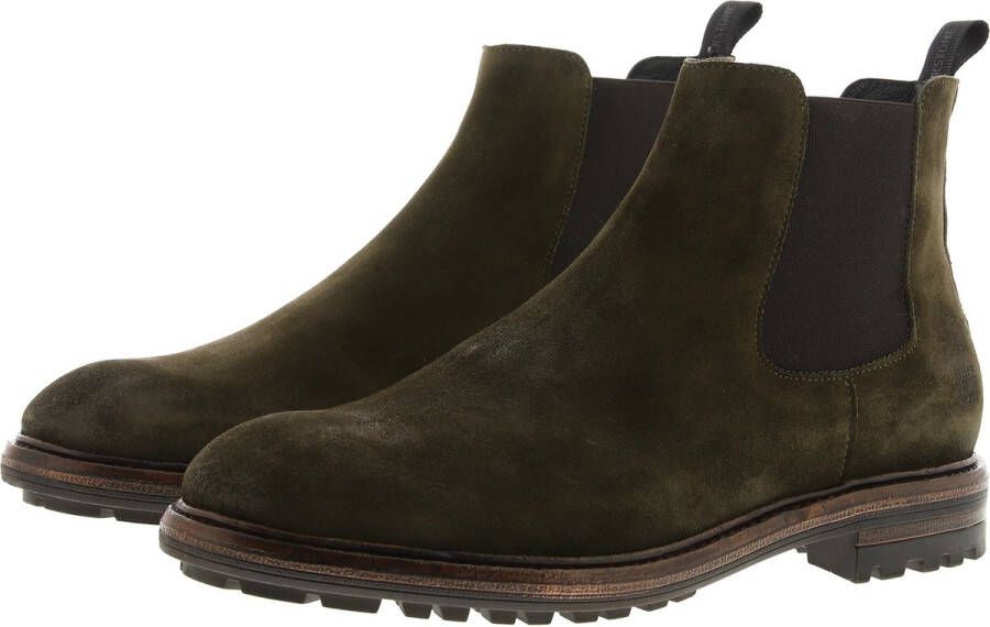 Blackstone Mannen Suède Chelsea boots Laarzen Herenschoenen UG23 Groen - Foto 10