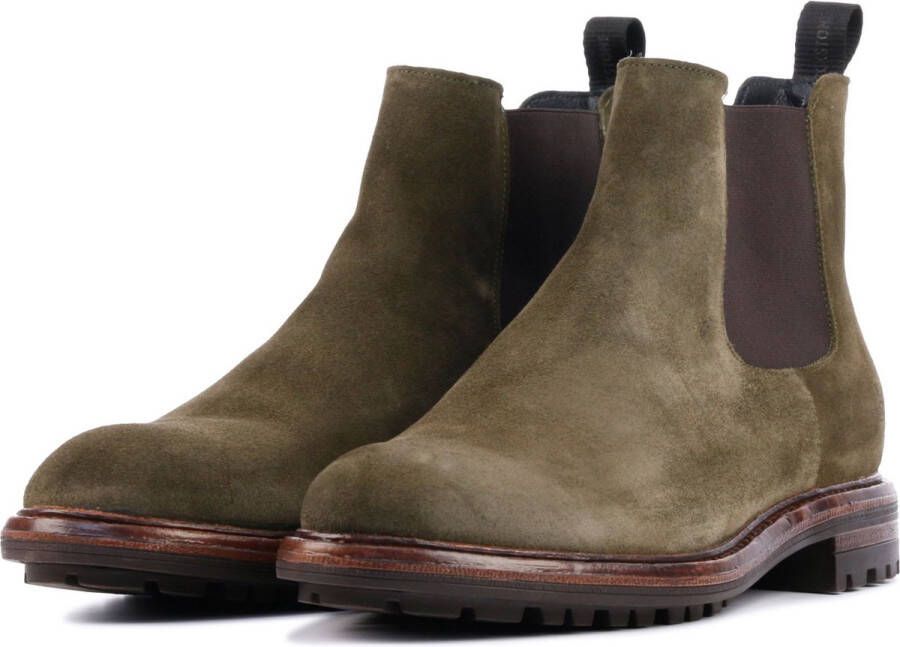 Blackstone Mannen Suède Chelsea boots Laarzen Herenschoenen UG23 Groen - Foto 6