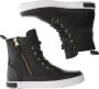 Blackstone Vrouwen Nubuck Veterboots Laarzen Damesschoenen CW96 Zwart - Thumbnail 4