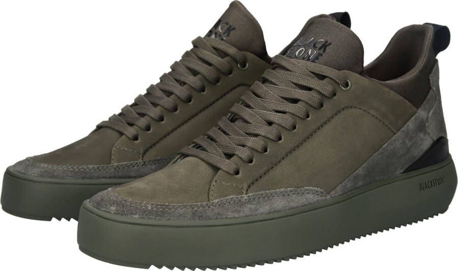 Blackstone JASON YG15 TARMAC MID-SNEAKER Man Green