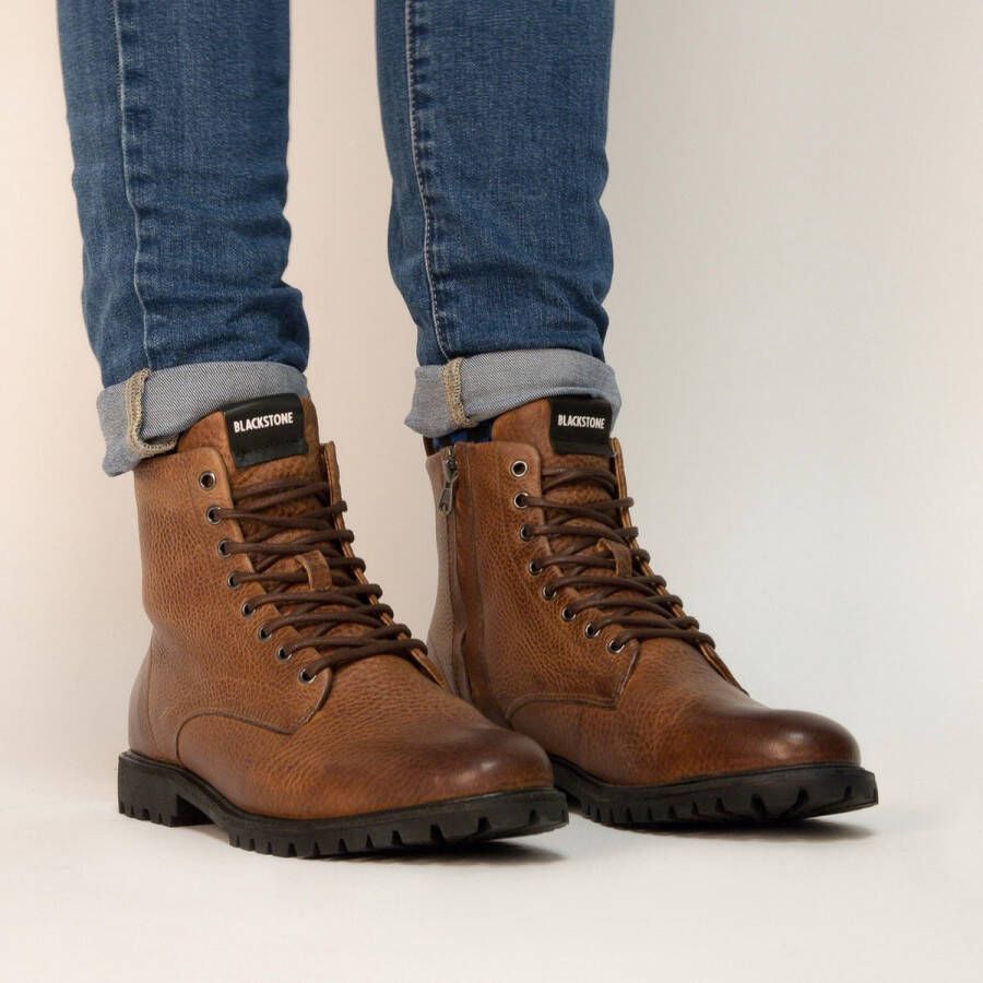 Blackstone JAXON Old Yellow Boots Man Brown