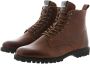 Blackstone SG49 OLD YELLOW LACE UP BOOT SHEEPSKIN Man Brown - Thumbnail 8