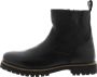 Blackstone OM63 BLACK MEN'S BOOT SHEEPSKIN Man Black - Thumbnail 10