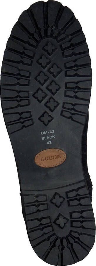 Blackstone OM63 BLACK MEN'S BOOT SHEEPSKIN Man Black - Foto 2