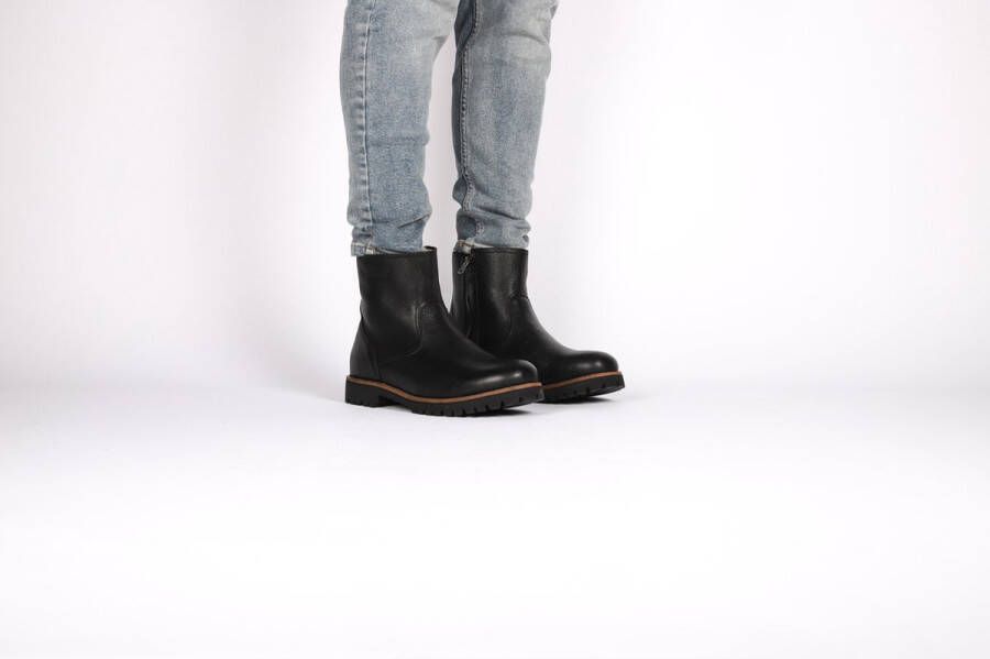 Blackstone OM63 BLACK MEN'S BOOT SHEEPSKIN Man Black - Foto 11