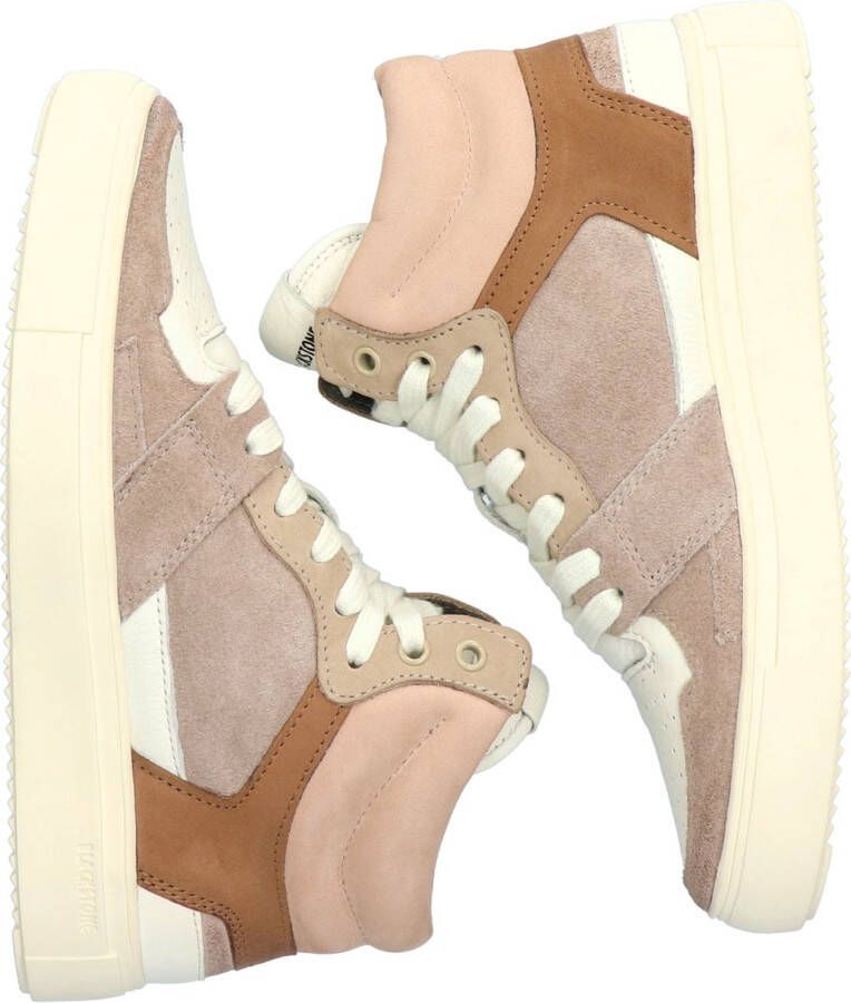 Blackstone Keyla Bone Brown Sneaker (high) Vrouw Brown