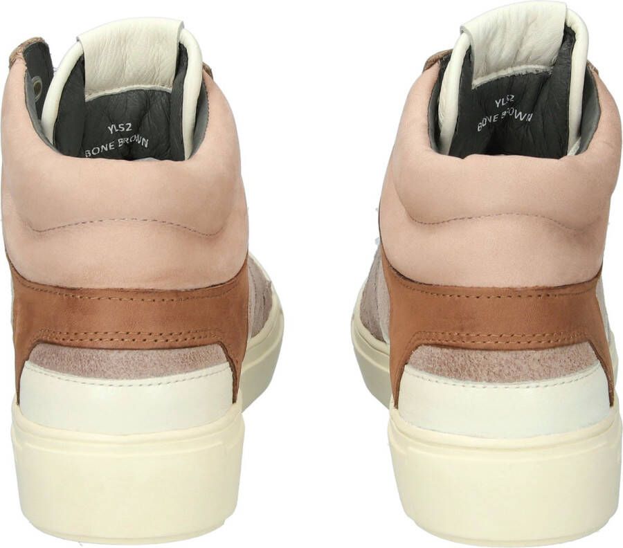 Blackstone Keyla Bone Brown Sneaker (high) Vrouw Brown