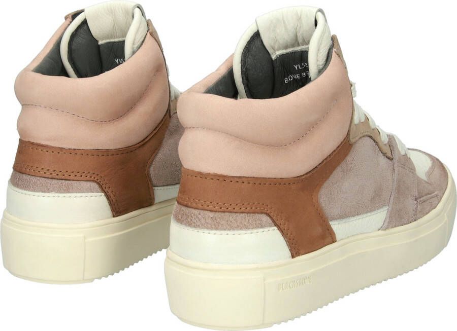 Blackstone Keyla Bone Brown Sneaker (high) Vrouw Brown