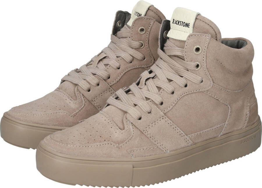 Blackstone KEYLA YL51 WEATHERED TEAK HIGH SNEAKER Vrouw Beige - Foto 3