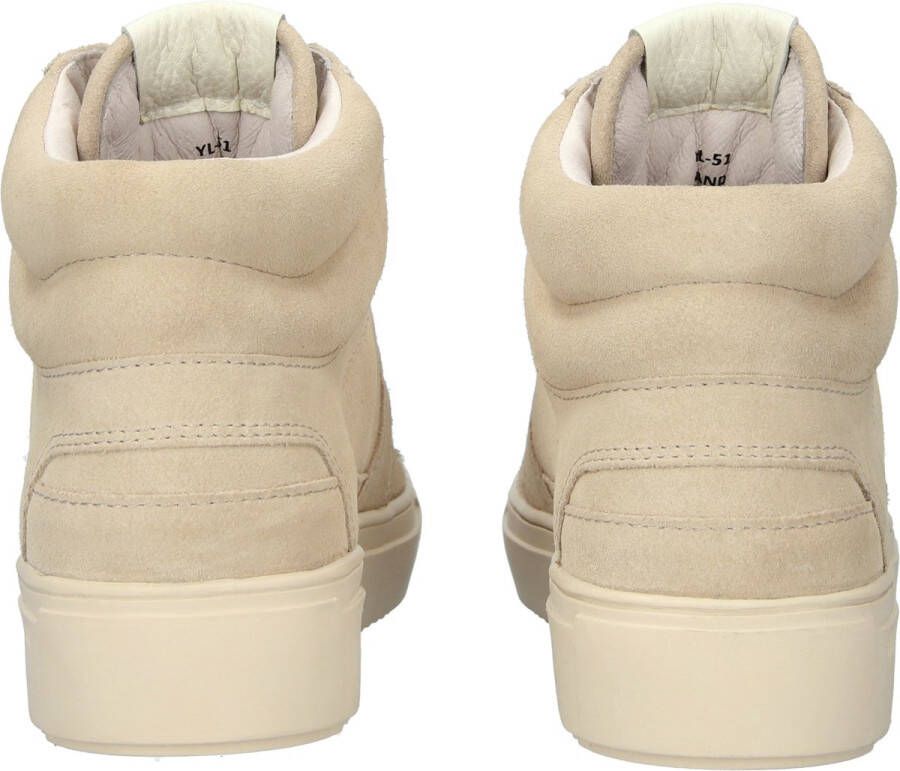 Blackstone KEYLA YL51 SAND HIGH SNEAKER Vrouw Beige