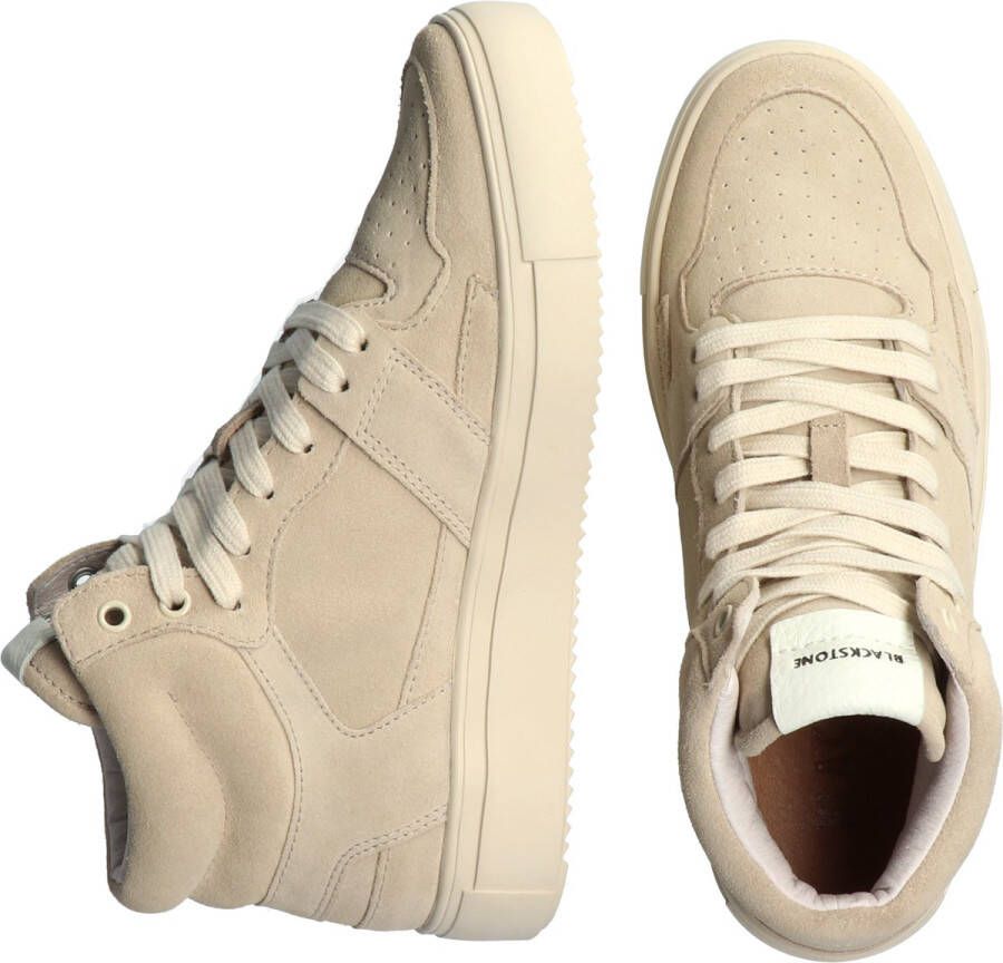 Blackstone KEYLA YL51 SAND HIGH SNEAKER Vrouw Beige